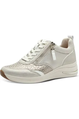 Tamaris Comfort Damen Sneaker Flach Schnürsenkeln mit Reißverschluss, Scarpe da Ginnastica Donna, , 42 EU