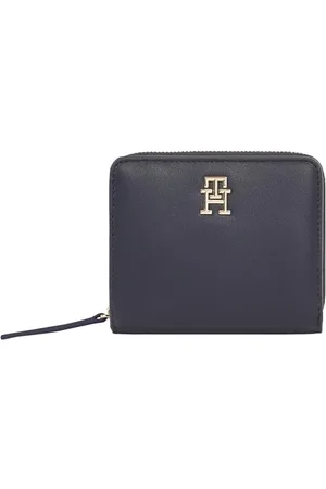 Tommy Hilfiger Donna Portafoglio Logotape Piccolo, Blu (Space ), Taglia Unica