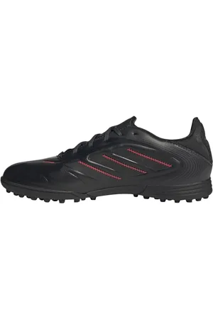 adidas Copa Pure III League Turf Football Boots Kids, Scarpe da Calcio Unisex-Adulto, Core Black/Carbon/Lucid Red, 38 2/3 EU