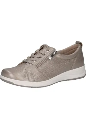 Caprice Damen 9-23752-44, Scarpe da Ginnastica Donna, Stone per.Deer, 40 EU Larga