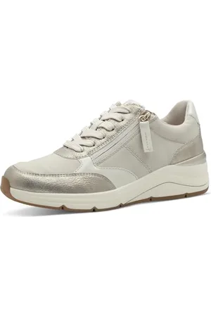 Jana Damen Sneaker Flach mit Reißverschluss Vegan, Scarpe da Ginnastica Donna, , 42 EU