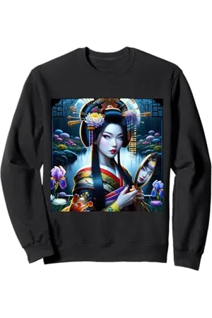 Steampunk Cool Vintage Creations Kimono Fantasy Mirror Girl Felpa