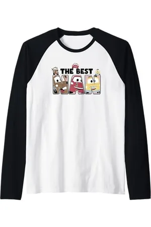 Cars The Best Nan Festa della mamma Maglia con Maniche Raglan
