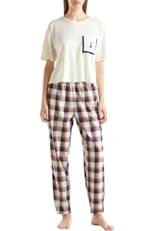 Benetton T-Shirt 3Y5E3M064 Parte Superiore del Pigiama, , M Donna