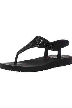 Skechers Meditation - Rock Crown, Sandali con Cinturino alla Caviglia Donna, , 36 EU