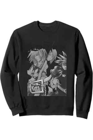 Kingdom Hearts Grey Panels Felpa