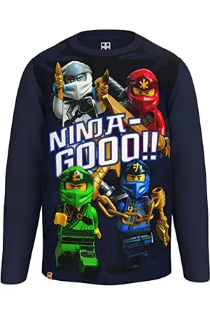 LEGO Wear Ninjago Jungen Longsleeve Langarm T-Shirt M12010730, , 92 Unisex-Adulto