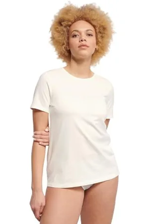 Sloggi Donna Ever Ease T-Shirt, Silk Bianco, L