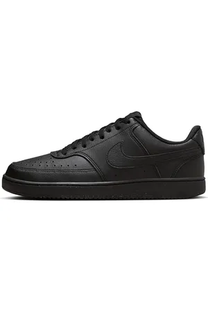 Nike Court Vision Low Next Nature, Sneaker Uomo, Black/Black-Black, 36 EU