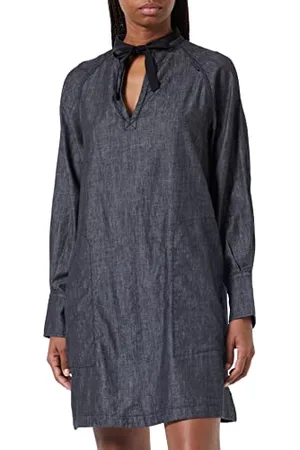 G-Star Donna V-Neck Tunic Dress, (jet black D19054-D195-A814), S