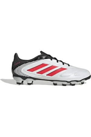 adidas Copa Pure II League Multi Ground Football Boots Kids, Scarpe da Calcio Unisex-Adulto, Ftwr White/Lucid Red/Core Black, 37 1/3 EU