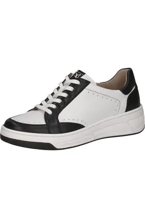Caprice Damen 9-23714-44, Scarpe da Ginnastica Donna, White/Black, 37 EU