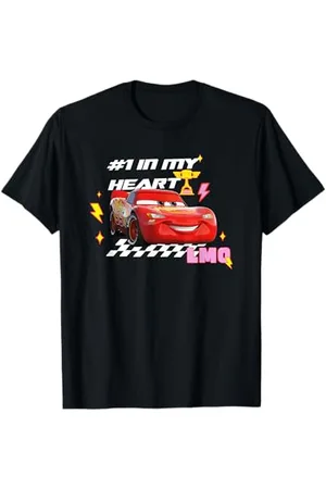 Cars Lightning McQueen In My Heart Valentine Maglietta