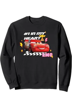 Cars Lightning McQueen In My Heart Valentine Felpa