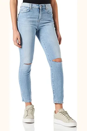 Pinko Sabrina 44 Skinny Pj700 Denim, Pantaloni Donna, , 28