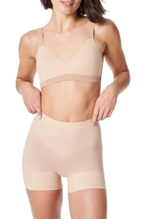 Spanx Shorty, Pantaloncino modellante Donna, Morbido Nudo, L