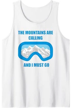 Fun Shirts Le Montagne stanno chiamando e io devo andare Canotta