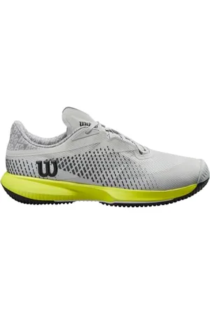 Wilson Kaos Swift 1.5, Tennis Shoe Uomo, Pearl Blue/Black/Safety Yellow, 44 EU