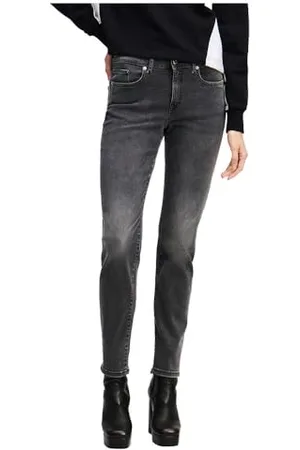 Karl Lagerfeld Mid Rise Slim Denim Jeans, , 30W x 32L Donna
