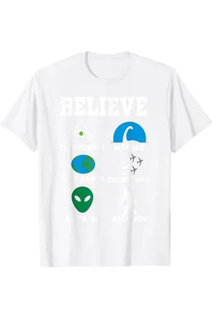 Fun Shirts Credere nelle teorie della cospirazione Maglietta