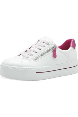 Jana Damen Plateau Sneaker mit Reißverschluss Vegan, Scarpe da Ginnastica Donna, , 42 EU
