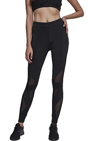 Urban classics Leggings da Donna a Triangolo Tech Mesh, , XS