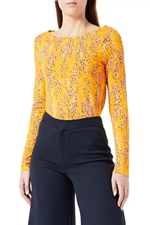 ESPRIT 102ee1k349 T-Shirt, 823/Arancione 4, S Donna