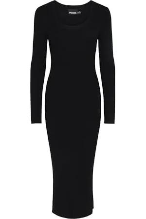 Pieces® Pcmira LS Knit Dress Noos BC Abito Lavorato a Magli, , L Donna