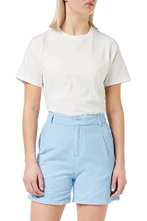 Benetton Pantaloncini 48TFD900J Donna, Celeste Intenso 33g, 44