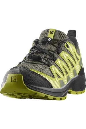 Salomon Unisex - Bambini e ragazzi, XA PRO V8, Urban Chic/Nero/Scuro, Scarpe da Trekking Versatili per il Comfort, Escursioni e Corsa Trail, 35 EU, Verde