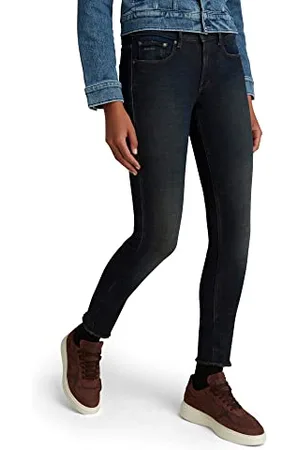 G-Star Donna 3301 Mid Skinny Ankle Jeans, (Worn in moss D20059-C051-C777), 25W / 32L