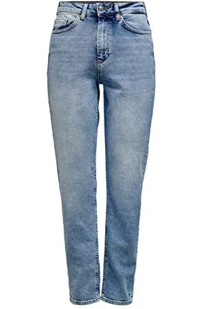 ONLY Onlveneda Life Mom Jeans Rea7452, , S / 34L Donna