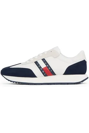 Tommy Hilfiger Uomo Sneakers Running Retro Profilo Basso, Multicolore , 40