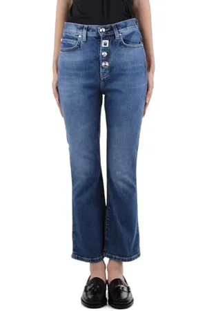 Pinko Belen Boot Cut Denim con Mix B Jeans, , 27 Donna