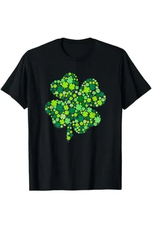 Fun Shirts Talismano del trifoglio fortunato Maglietta