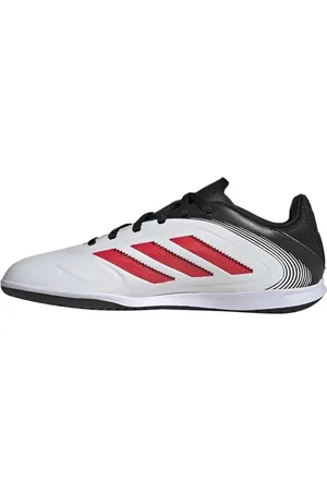 adidas Copa Pure III Club Indoor Football Boots Kids, Scarpe da Calcio Unisex-Adulto, Cloud White/Lucid Red/Core Black, 38 EU