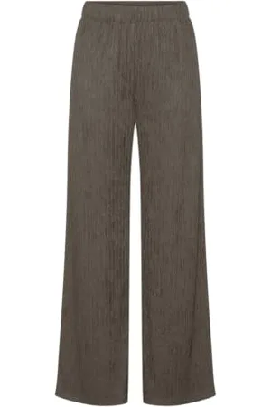 Pieces® Pcnilas HW Pants BC Pantaloni in Tessuto, Morel, XL Donna