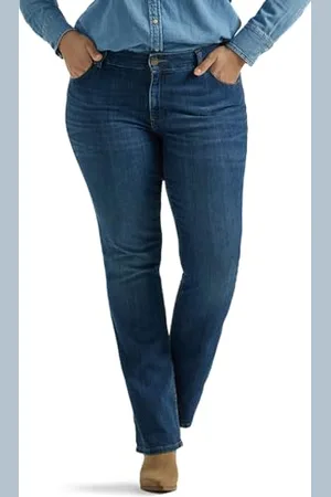 Lee Jeans da Donna, vestibilità Regolare - Blu - 44 Lungo