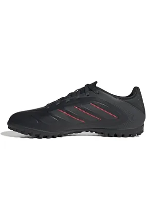 adidas Copa Pure III Club Turf Football Boots, Scarpe da Calcio Unisex-Adulto, Core Black/Carbon/Lucid Red, 39 1/3 EU