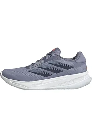 adidas Supernova Ease M, Scarpe da Corsa Uomo, Silver Violet/Dark Blue/Impact Orange, 48 EU