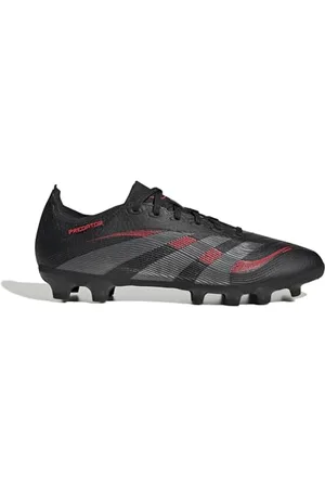 adidas Predator League Multi Ground Football Boots, Scarpe da Calcio Unisex-Adulto, Core Black/Grey Four/Lucid Red, 48 2/3 EU