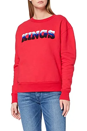 Kings of Indigo Idalika Kings Maglia di Tuta, (Lipstick Red 7900), L Donna