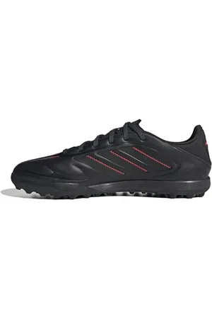 adidas Copa Pure III League Turf Football Boots, Scarpe da Calcio Unisex-Adulto, Core Black/Carbon/Lucid Red, 39 1/3 EU