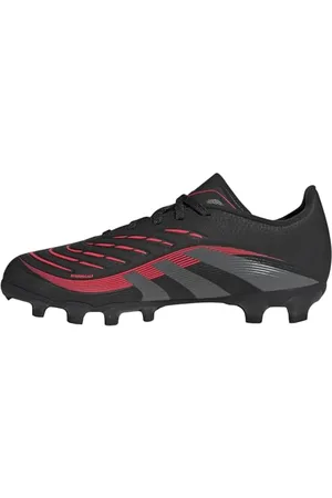 adidas Predator League Multi Ground Football Boots Kids, Scarpe da Calcio, Core Black/Grey Four/Lucid Red, 22 EU