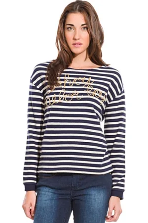 Springfield T-Shirt Letters Blu Navy XXL