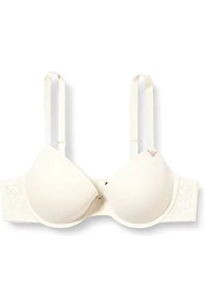 Emporio Armani Push Up Bra All Over Embroidery Lace, Reggiseno push up Donna, , 32B