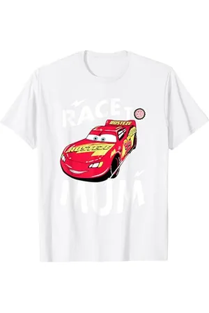 Cars McQueen Race To Mum Festa della mamma Maglietta