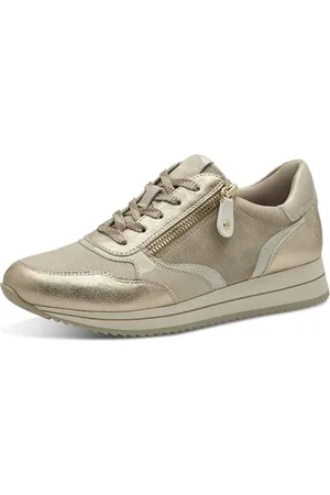 Jana Damen Sneaker Flach mit Reißverschluss Vegan, Scarpe da Ginnastica Donna, , 37 EU