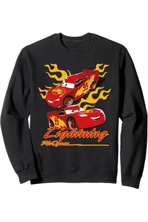 Cars Lightning McQueen Faster Than Fast Felpa