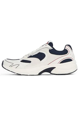 Tommy Hilfiger Uomo Sneakers Suola Grossa The Coney con Lacci, Multicolore (RWB), 42